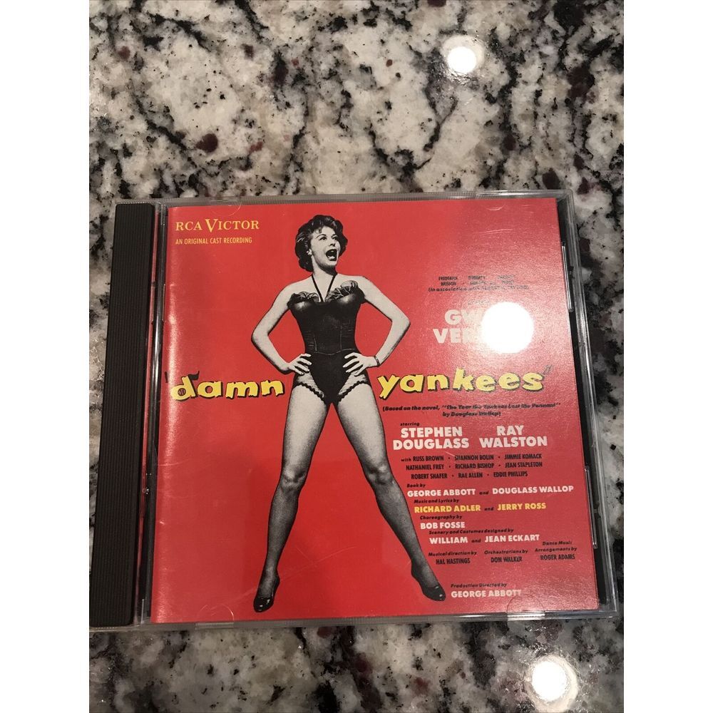 RCA Victor "Damn Yankees"‎ Orginal Cast Production CD Gwen Verdon BMG 1988